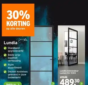 GAMMA Lundia binnendeur Lumen En 1C03 aanbieding