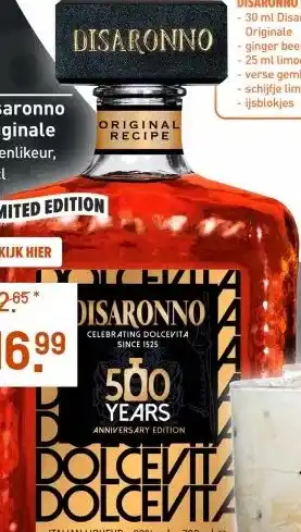 Gall & Gall Disaronno Originale 70CL aanbieding