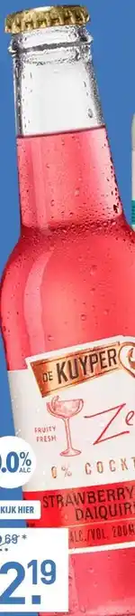 Gall & Gall De Kuyper Daiquiri Zero 20CL aanbieding