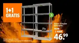 GAMMA Zwaar metalen opbergrek aanbieding