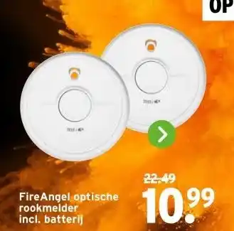 GAMMA FireAngel optische rookmelder aanbieding