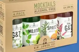 Gall & Gall Sir James 101 Mocktails Cadeauverpakking 100CL aanbieding