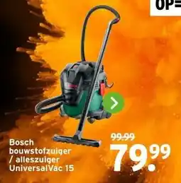 GAMMA Bosch bouwstofzuiger / alleszuiger Universal Vac 15 aanbieding