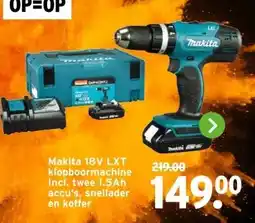 GAMMA Makita 18V LXT klopboormachine aanbieding