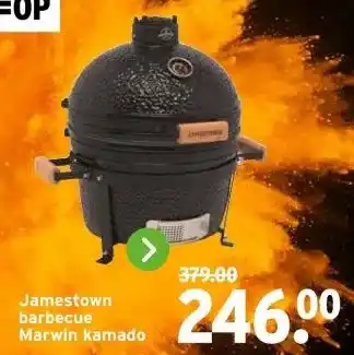 GAMMA Jamestown barbecue Marwin kamado aanbieding