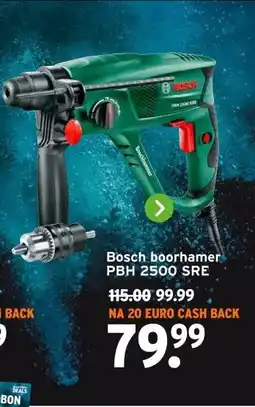 GAMMA Bosch boorhamer PBH 2500 SRE aanbieding
