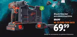 GAMMA Black+Decker accuboormachine aanbieding