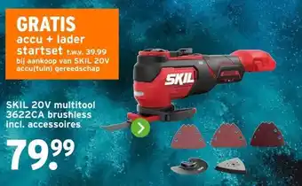 GAMMA SKIL 20V multitool 3622CA brushless aanbieding