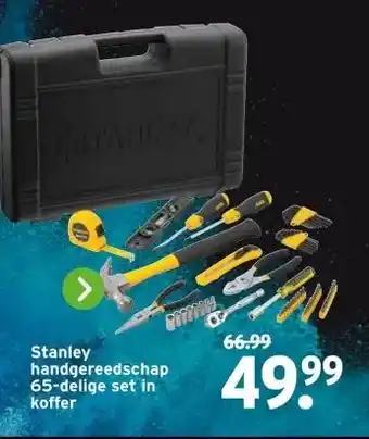 GAMMA Stanley handgereedschap 65-delige set in koffer aanbieding