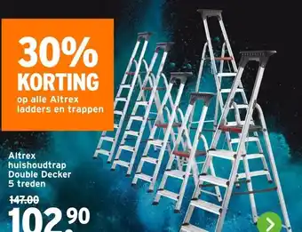 GAMMA Altrex huishoudtrap Double Decker aanbieding