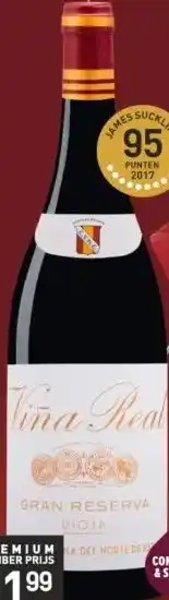 Gall & Gall Viña Real Rioja Gran Reserva 75CL aanbieding