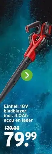 GAMMA Einhell 18V bladblazer aanbieding