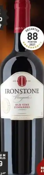 Gall & Gall Ironstone Old Vine Zinfandel 75CL aanbieding