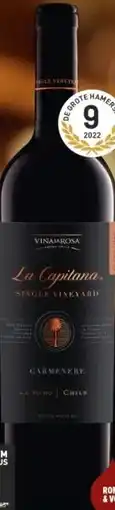 Gall & Gall La Capitana Single Vineyard Carmenère 75CL aanbieding