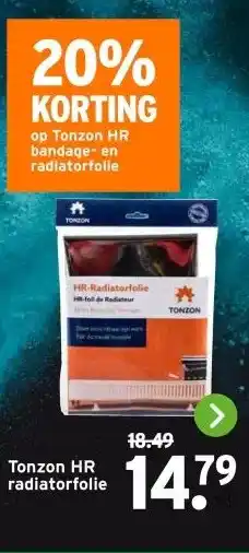 GAMMA Tonzon HR radiatorfolie aanbieding