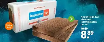 GAMMA Knauf Rock4All steenwol isolatieplaten aanbieding