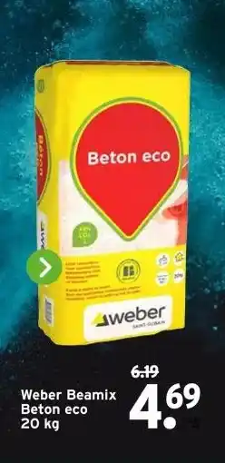 GAMMA Weber Beamix Beton eco aanbieding