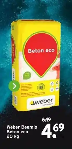 GAMMA Weber Beamix Beton eco aanbieding