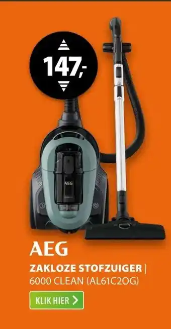 Expert AEG 6000 CLEAN (AL61C2OG) Groen aanbieding