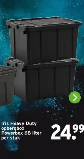 GAMMA Iris Heavy Duty opbergbox Powerbox aanbieding