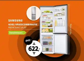 Expert Samsung RB34C600CSA/EF Zilver aanbieding