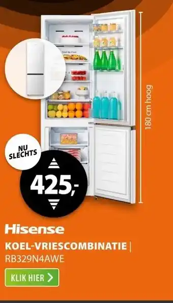 Expert Hisense RB329N4AWE aanbieding