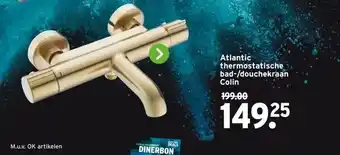 GAMMA Atlantic thermostatische bad-/douchekraan Colin aanbieding