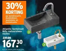 GAMMA Atlantic fonteinset Billy natuursteen rechts aanbieding