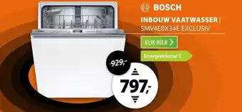 Expert Bosch SMV4EBX34E EXCLUSIV aanbieding
