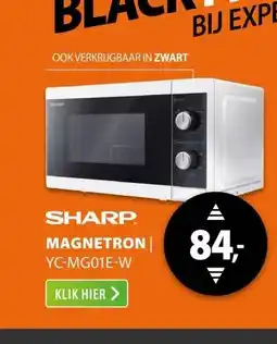 Expert Sharp YC-MG01E-W Wit aanbieding