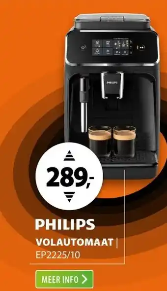Expert Philips EP2225/10 Zwart aanbieding