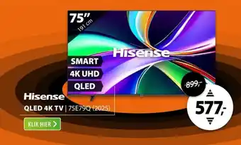 Expert Hisense QLED 75E79Q (2025) aanbieding