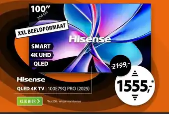 Expert Hisense QLED 100E79Q PRO (2025) aanbieding