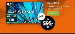 Expert Sony K-43S39BP (2025) BRAVIA 3 aanbieding