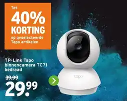 GAMMA TP-Link Tapo binnencamera TC71 bedraad aanbieding