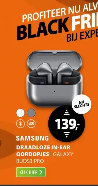 Expert Samsung Galaxy Buds3 Pro Zilver aanbieding