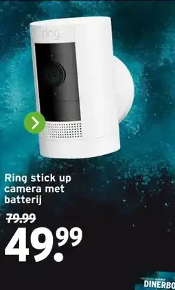 GAMMA Ring stick up camera met batterij aanbieding