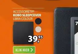Expert Kobo Libra SleepCover Case Zwart aanbieding