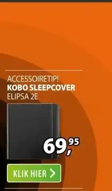 Expert Kobo Elipsa 2E Sleepcover Zwart aanbieding