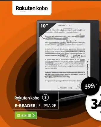 Expert Kobo Elipsa 2E met Kobo stylus 2 aanbieding