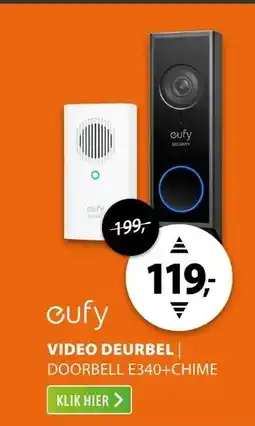 Expert Eufy Video Doorbell E340 + Chime aanbieding
