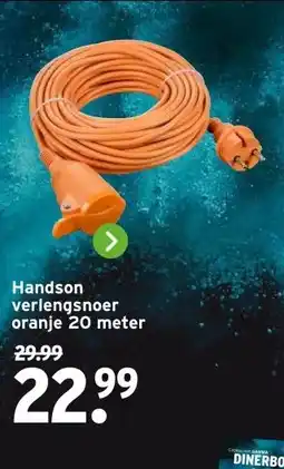 GAMMA Handson verlengsnoer oranje aanbieding