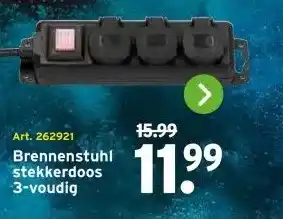 GAMMA Brennenstuhl stekkerdoos 3-voudig aanbieding