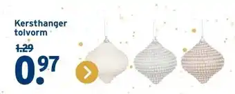 GAMMA Kersthanger tolvorm aanbieding