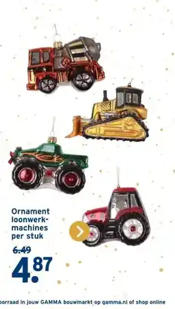 GAMMA Ornament loonwerk- machines aanbieding