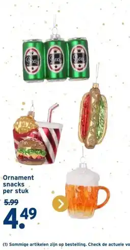 GAMMA Ornament snacks aanbieding