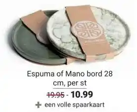 Ekoplaza Espuma of Mano aanbieding