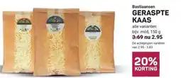Ekoplaza Bastiaansen GERASPTE KAAS aanbieding