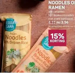 Ekoplaza TerraSana NOODLES OF RAMEN aanbieding