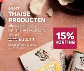 Ekoplaza ONOFF THAISE PRODUCTEN aanbieding